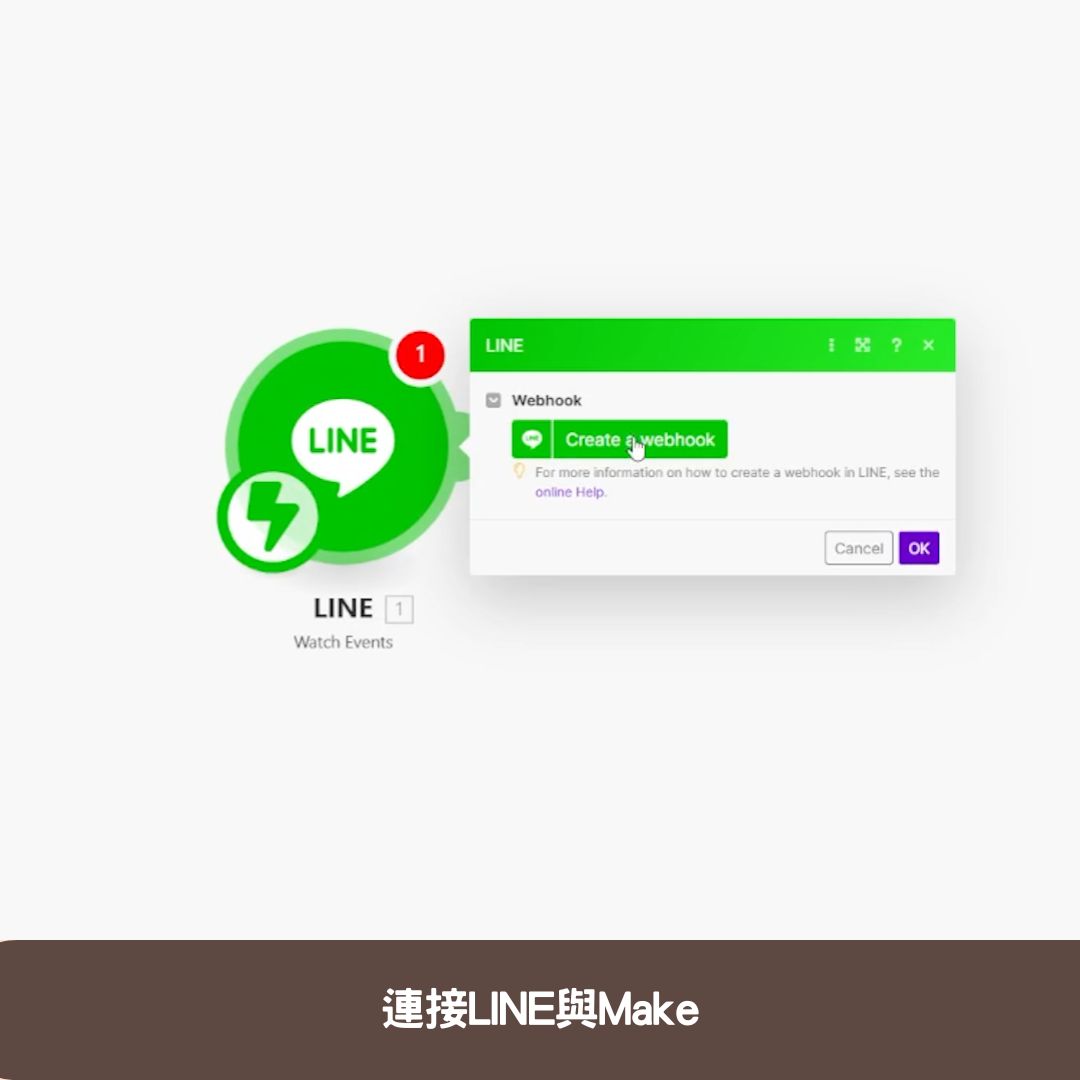 連接LINE與Make