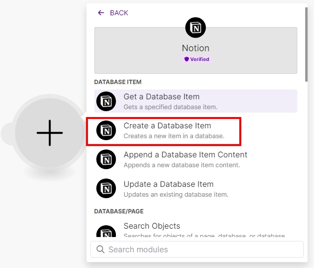 使用Make工具將資料儲存進Notion
