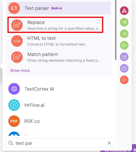 使用Make工具抓取文字資料時,刪除不需要的文字