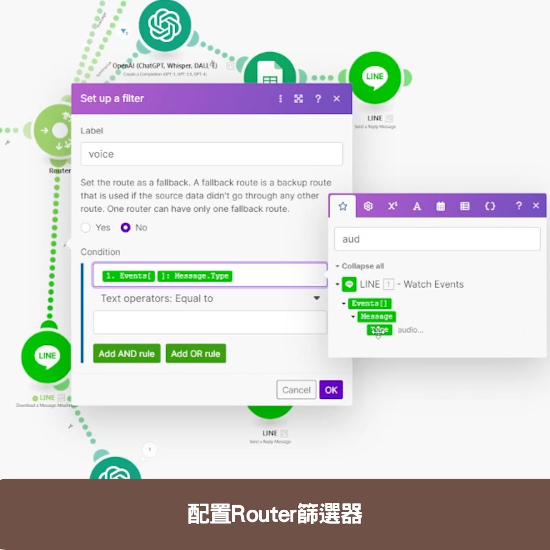 配置Router篩選器